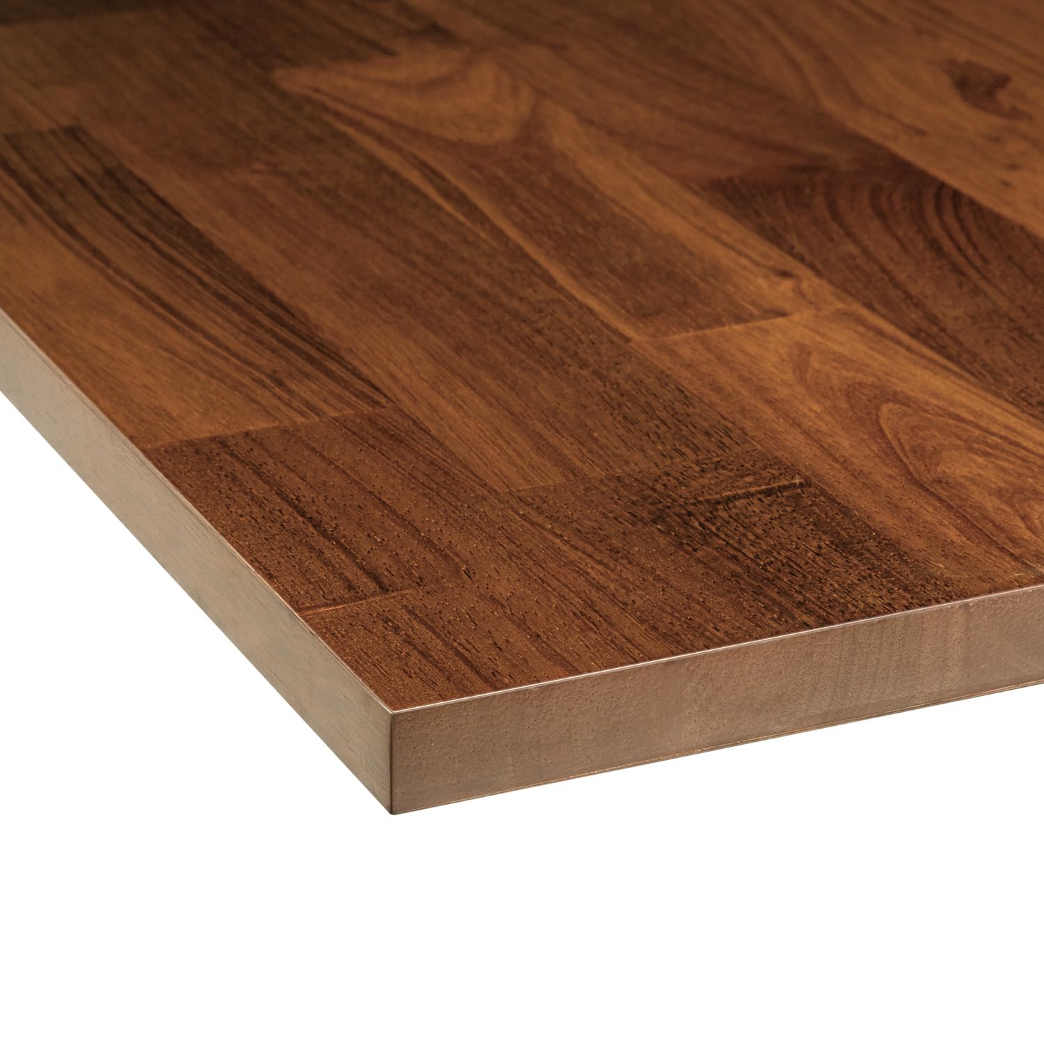 ARIEL 60 x 25 x 1 Hevea Spice Finished Solid Wood Table Top, Premium Desktop for Standing/Adjustable Desk/Office Tabletop/Gaming Desk/Kitchen Countertop - Image 3