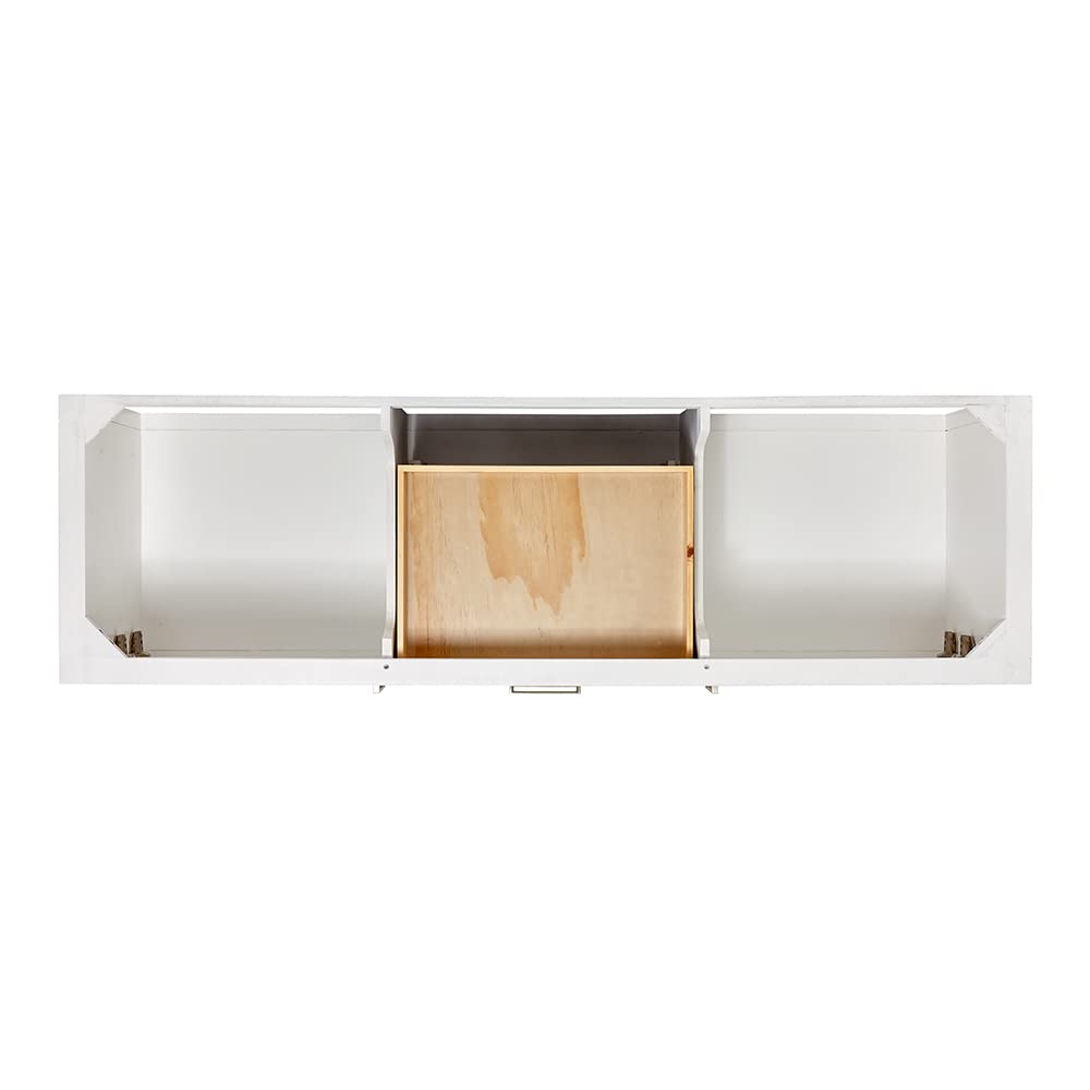 ARIEL Bayhill 72" Double Sink Base Cabinet in White - Image 7