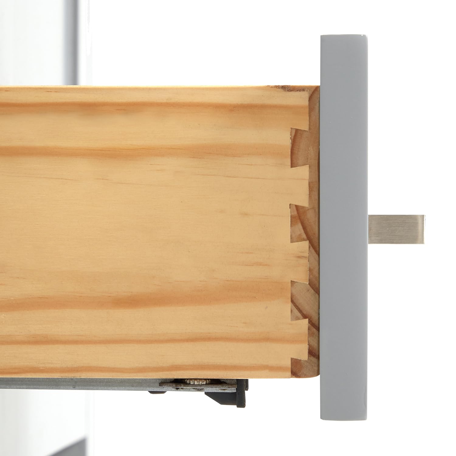 ARIEL Bayhill 72-inch Bathroom Vanity with Sink,Solid Wood, 1.5-inch Carrara White Quartz Countertop & Backsplash, Double Rectangular Porcelain Sink, 2 Soft Closing Doors, 3 Dovetail Drawers, Grey - Image 5