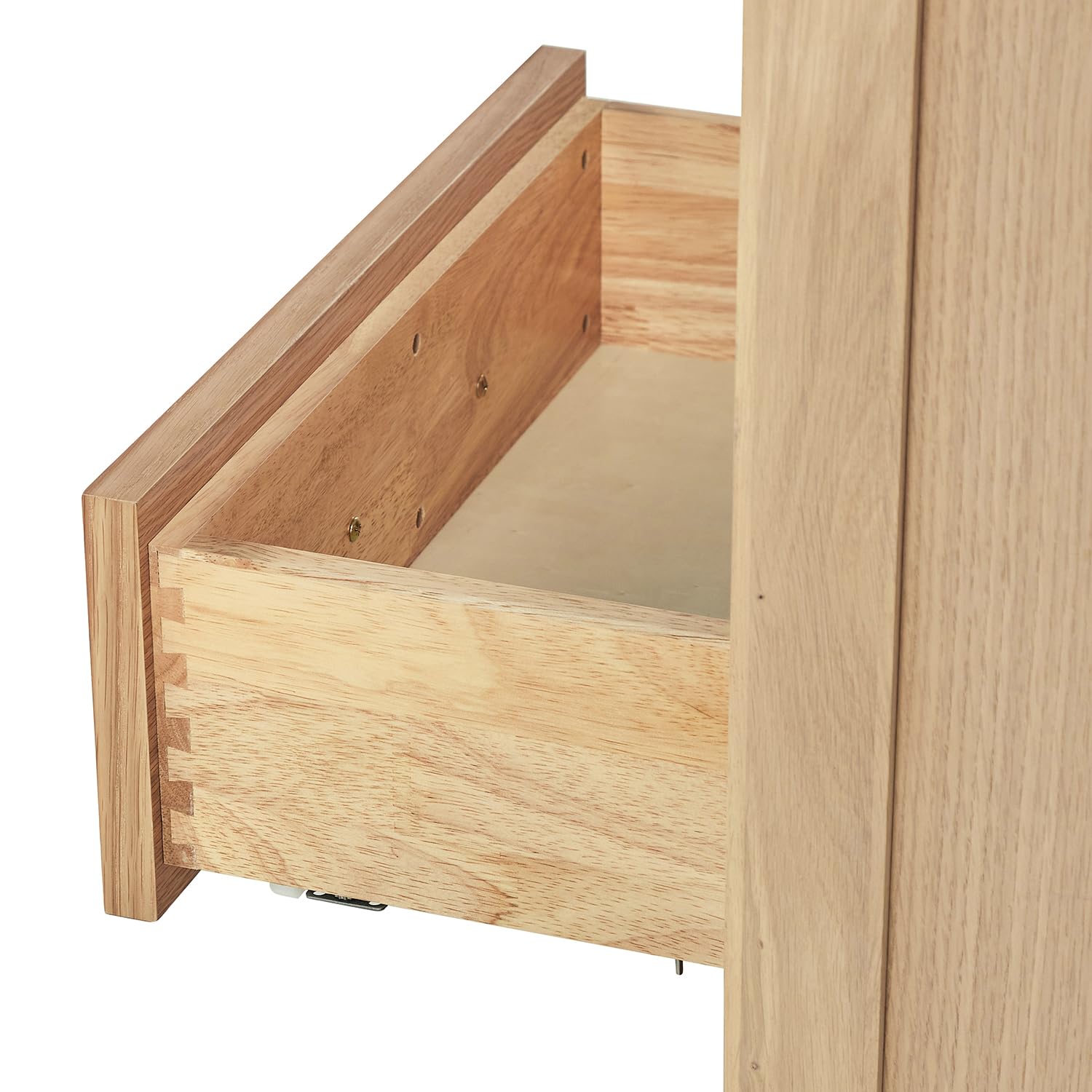 ARIEL Cambridge 72-inch Bathroom Vanity with Sink,Solid Wood, 1.5-inch Carrara White Quartz Countertop & Backsplash, Double Oval Porcelain Sink, 4 Soft Closing Doors, 6 Dovetail Drawers, White Oak - Image 12