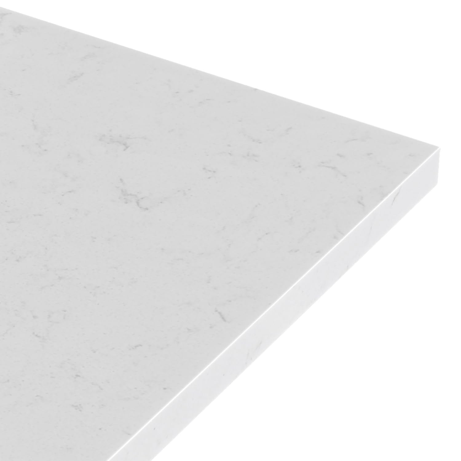 ARIEL Cambridge 72-inch Bathroom Vanity with Sink,Solid Wood, 1.5-inch Carrara White Quartz Countertop & Backsplash, Double Oval Porcelain Sink, 4 Soft Closing Doors, 6 Dovetail Drawers, White Oak - Image 18