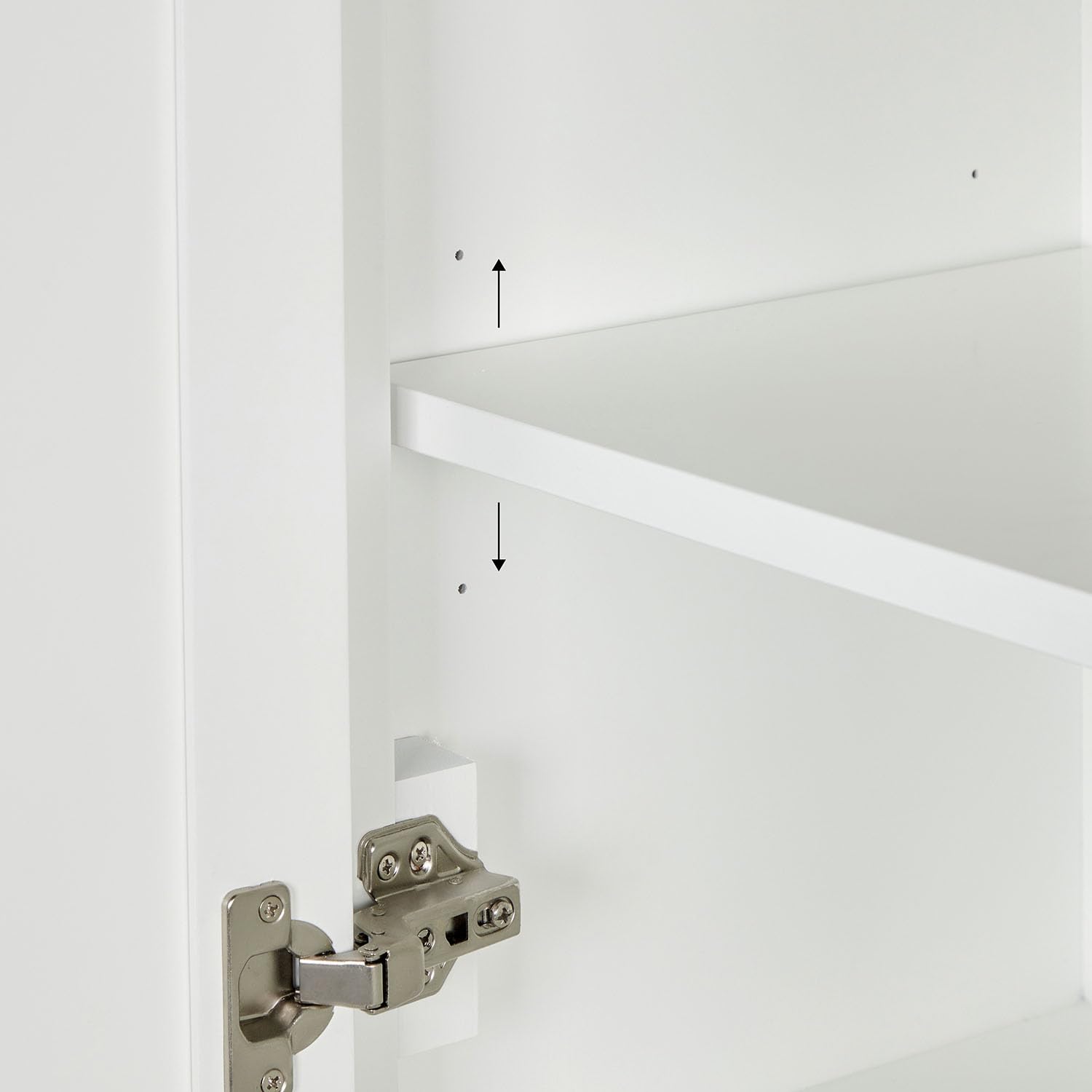 ARIEL Cambridge 68 Inch Includes 20 Inch Linen Cabinet and 1 of 48 Inch Single Rectangle Sink Bathroom Vanity with Carrara White Quartz Countertop 1.5 Inch in White - Image 3