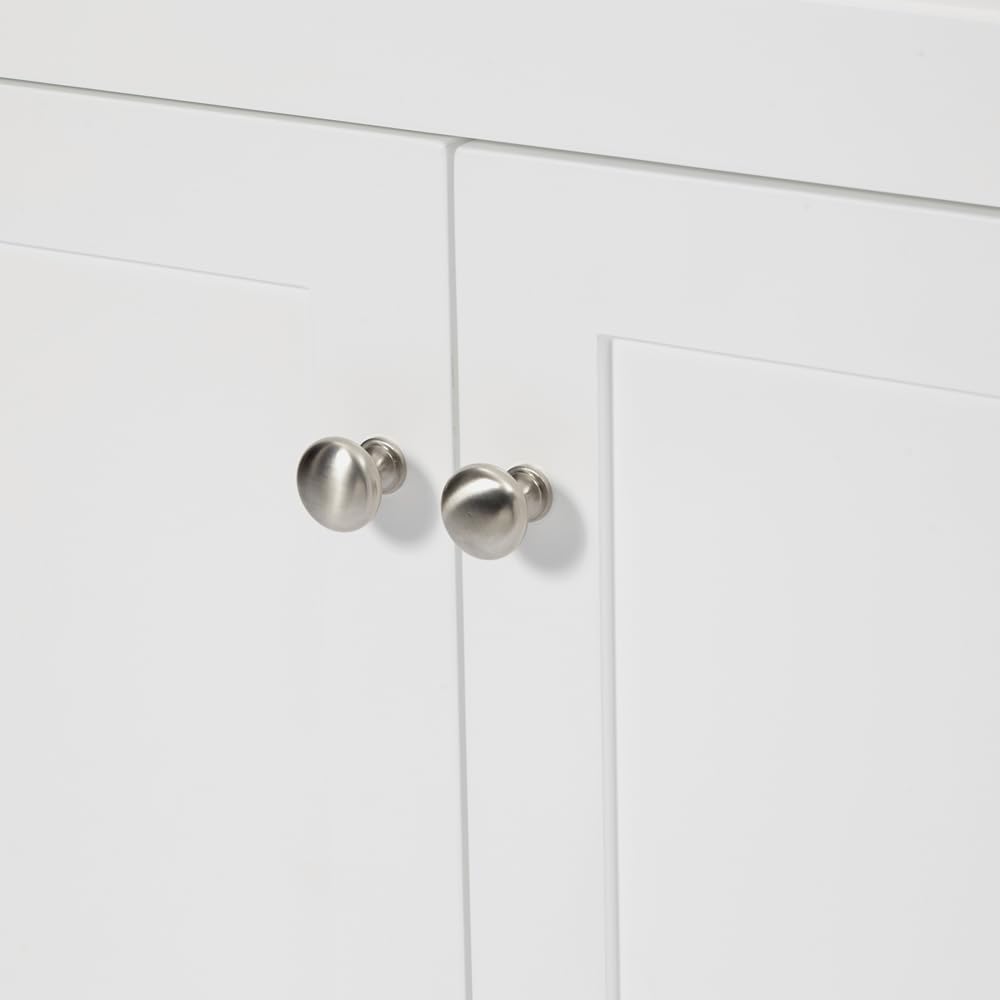 ARIEL Hamlet 72-inch Bathroom Vanity with Sink,Solid Wood, 1.5-inch Pure White Quartz Countertop & Backsplash, Double Rectangular Porcelain Sink, 4 Soft Closing Doors, 3 Dovetail Drawers, White - Image 17