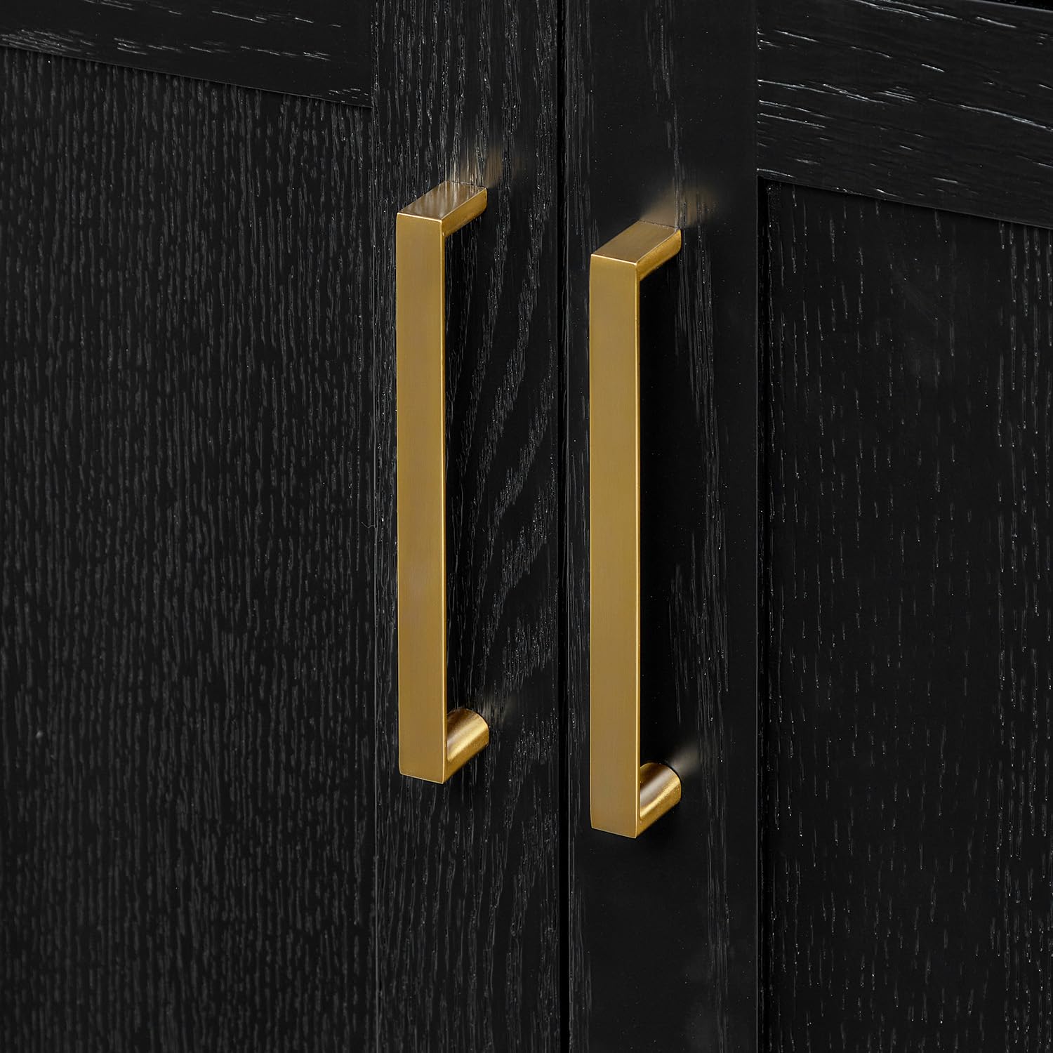 ARIEL Hepburn 42-inch Bathroom Vanity with Sink,Solid Wood, 1.5-inch Pure White Quartz Countertop & Backsplash, Single Oval Porcelain Sink, 2 Soft Closing Doors, 5 Dovetail Drawers, Black Oak - Image 15