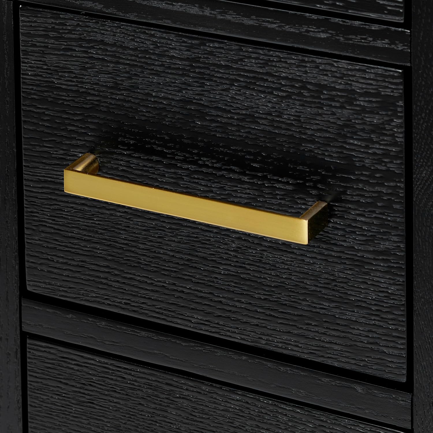 ARIEL Hepburn 42-inch Bathroom Vanity with Sink,Solid Wood, 1.5-inch Pure White Quartz Countertop & Backsplash, Single Oval Porcelain Sink, 2 Soft Closing Doors, 5 Dovetail Drawers, Black Oak - Image 16