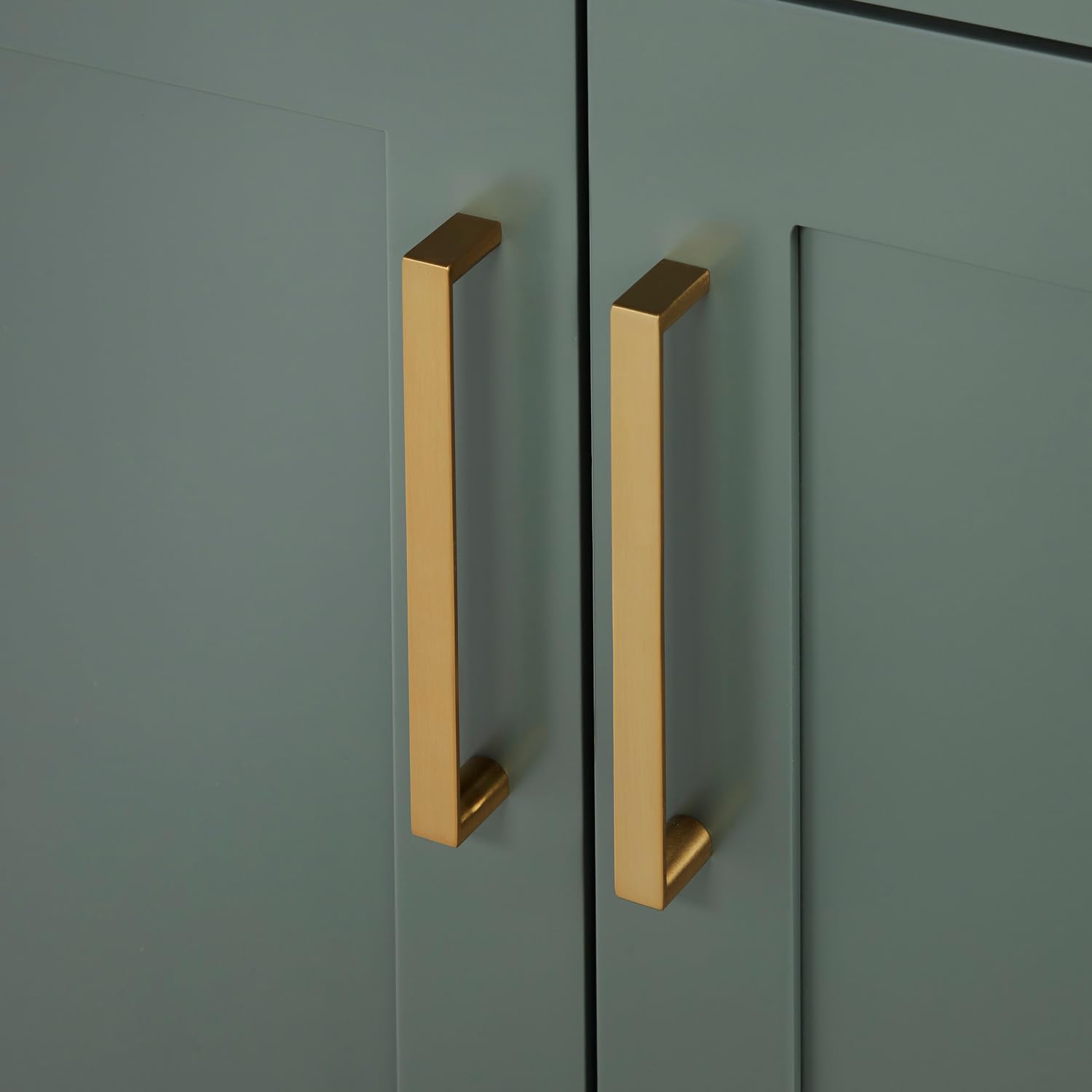 ARIEL Hepburn 55 Inch Single Oval Sink Bathroom Vanity with Carrara White Marble Countertop 1.5 Inch in Vintage Green - Image 8