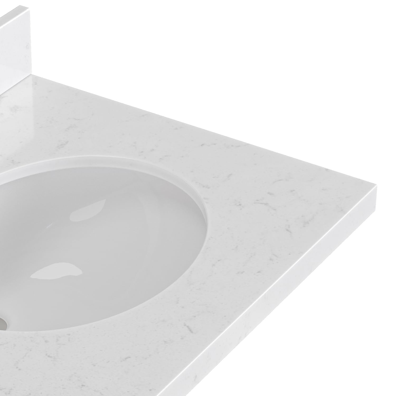 ARIEL Hepburn 60 Inch Double Oval Sink Bathroom Vanity with Carrara White Quartz Countertop 1.5 Inch in Vintage Green - Image 12