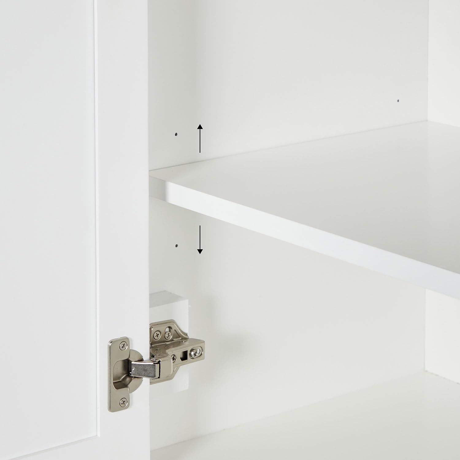 ARIEL Hepburn 69 Inch Includes 20 Inch Linen Cabinet and 1 of 49 Inch Single Rectangle Sink Bathroom Vanity with Pure White Quartz Countertop 1.5 Inch in White - Image 5