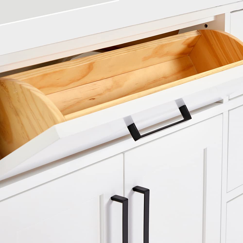 ARIEL Hepburn 72-inch Bathroom Vanity with Sink,Solid Wood, 1.5-inch Pure White Quartz Countertop & Backsplash, Double Oval Porcelain Sink, 4 Soft Closing Doors, 6 Dovetail Drawers, White - Image 14