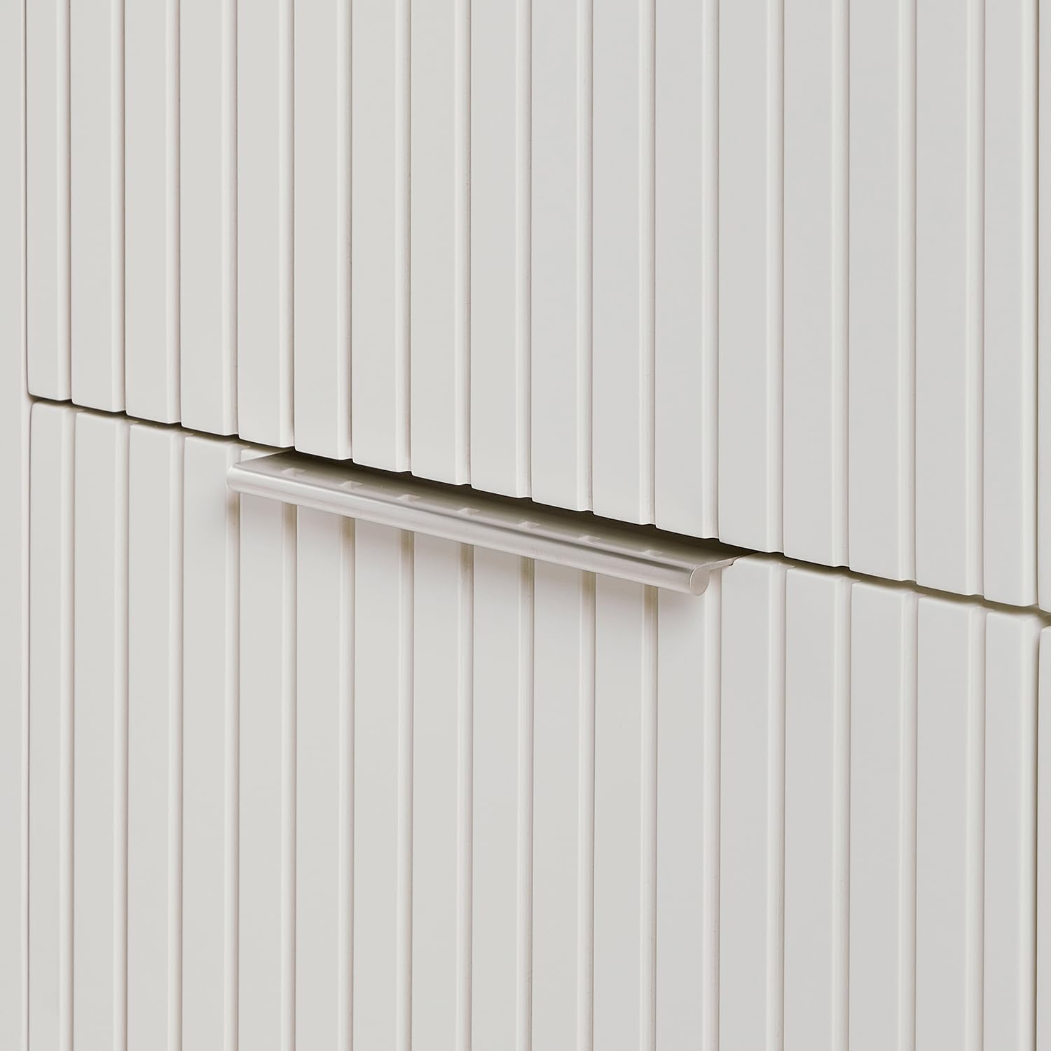 ARIEL Lucia 36-inch Bathroom Vanity Base Cabinet,Solid Wood, 4 Dovetail Drawers, Warm White - Image 7