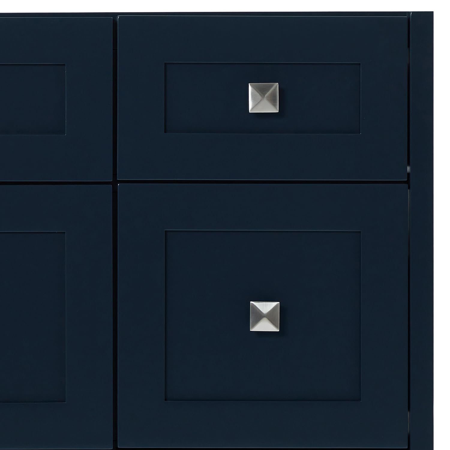 ARIEL Monroe 61 inch Bathroom Vanity with Sink in Midnight Blue Bathroom Vanity Cabinet with Pure White Quartz Counter top - Image 9