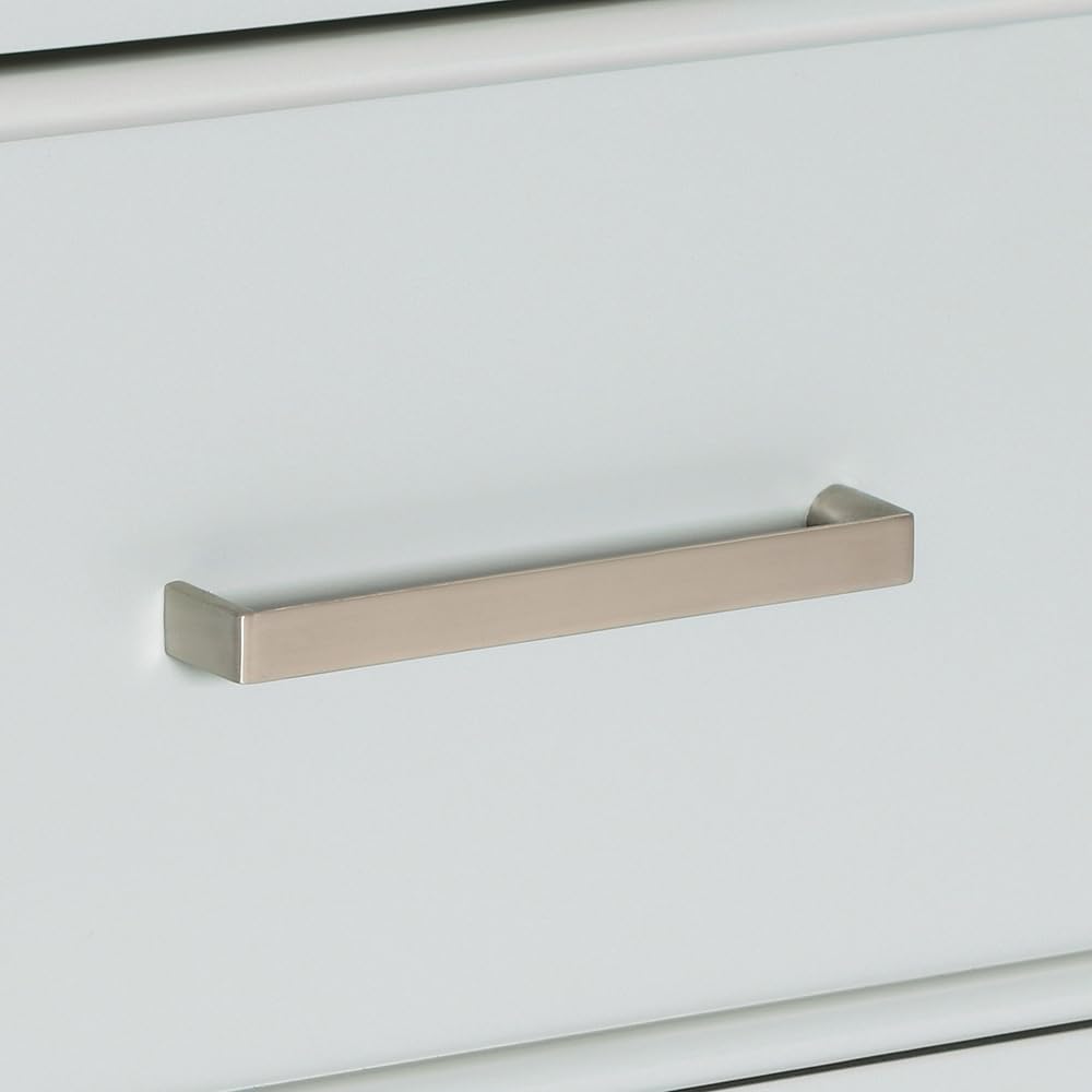 ARIEL Stafford 84-inch Bathroom Vanity with Sink,Solid Wood, 1.5-inch Italian Carrara Marble Countertop, Double Rectangular Porcelain Sink, 5 Soft Closing Doors, 6 Dovetail Drawers, Grey - Image 16