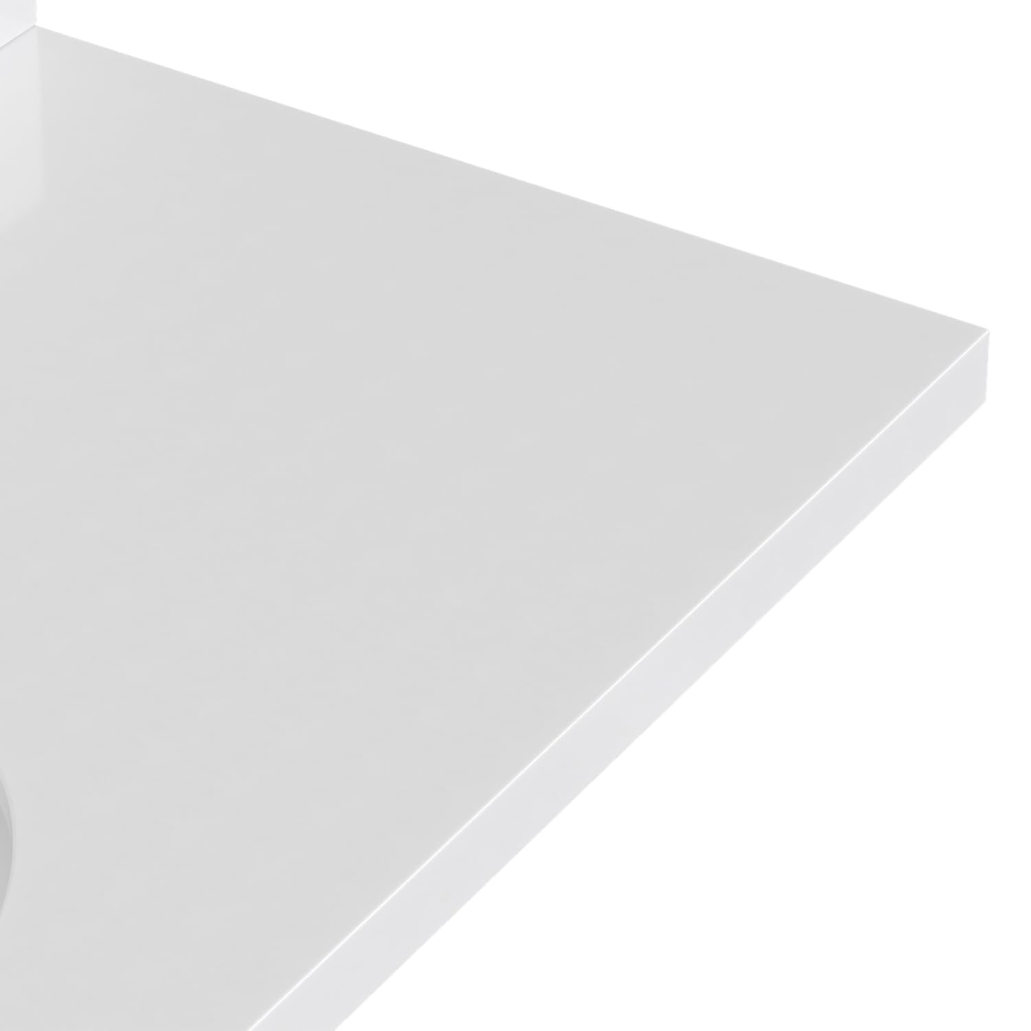 ARIEL Hepburn 55 Inch Single Oval Sink Bathroom Vanity with Pure White Quartz Countertop 1.5 Inch in Vintage Green - Image 12