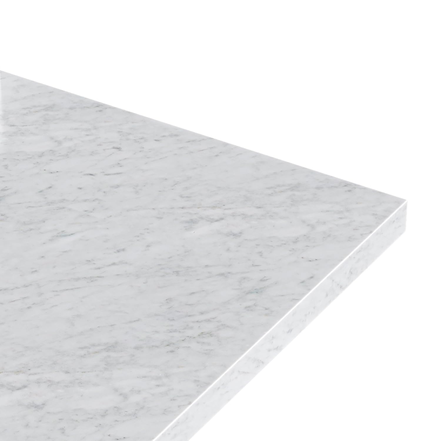 ARIEL Hepburn 55 Inch Single Oval Sink Bathroom Vanity with Carrara White Marble Countertop 1.5 Inch in Vintage Green - Image 12